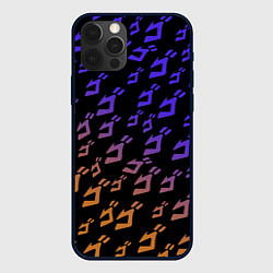 Чехол для iPhone 12 Pro JOJOS BIZARRE ADVENTURE PATTERN, цвет: 3D-черный