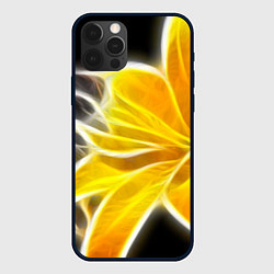Чехол для iPhone 12 Pro Желтый летний цветок, цвет: 3D-черный