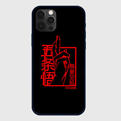Чехол для iPhone 12 Pro ЗАКЛИНАНИЕ СУКУНА МАГИЧЕСКАЯ БИТВА, цвет: 3D-черный
