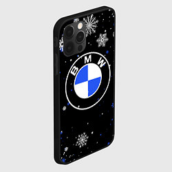 Чехол для iPhone 12 Pro НОВОГОДНИЙ БМВ НОВЫЙ ГОД BMW, цвет: 3D-черный — фото 2