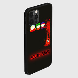 Чехол для iPhone 12 Pro Южный парк главные персонажи South Park, цвет: 3D-черный — фото 2