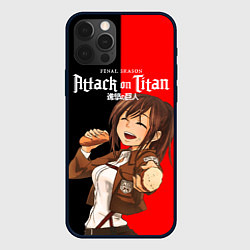 Чехол для iPhone 12 Pro Саша Attack on Titan, цвет: 3D-черный