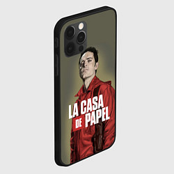 Чехол для iPhone 12 Pro БУМАЖНЫЙ ДОМ БЕРЛИН - LA CASA DE PAPEL, цвет: 3D-черный — фото 2