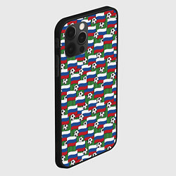 Чехол для iPhone 12 Pro Россия футбол, цвет: 3D-черный — фото 2