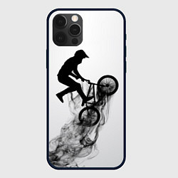 Чехол для iPhone 12 Pro ВЕЛОСПОРТ BMX Racing, цвет: 3D-черный