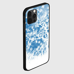 Чехол для iPhone 12 Pro Коллекция Зимняя сказка Зимний пейзаж W-1, цвет: 3D-черный — фото 2