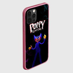 Чехол для iPhone 12 Pro Poppy Playtime бабочки, цвет: 3D-малиновый — фото 2