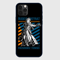 Чехол для iPhone 12 Pro Rudeus Greyrat - Mushoku Tensei, цвет: 3D-черный