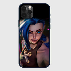 Чехол для iPhone 12 Pro Jinx - Джинкс Паудер, цвет: 3D-черный