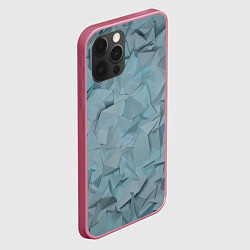 Чехол для iPhone 12 Pro ЛеДяная Геометрия, цвет: 3D-малиновый — фото 2