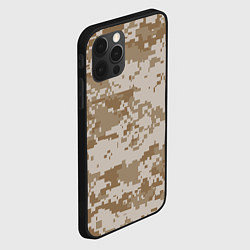 Чехол для iPhone 12 Pro Пустынный Милитари, цвет: 3D-черный — фото 2