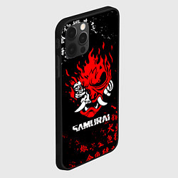 Чехол для iPhone 12 Pro CYBERPUNK SAMURAI: JAPAN STYLE, цвет: 3D-черный — фото 2