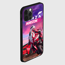 Чехол для iPhone 12 Pro Forza Horizon 5 - sports car and bike, цвет: 3D-черный — фото 2