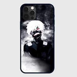 Чехол для iPhone 12 Pro Токийский Гуль в Дыму Tokyo Ghoul Smoke, цвет: 3D-черный