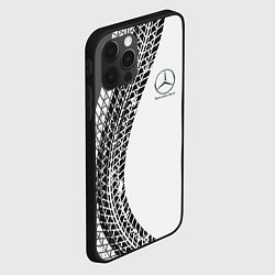 Чехол для iPhone 12 Pro Mercedes-Benz дрифт, цвет: 3D-черный — фото 2