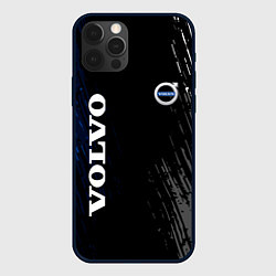 Чехол для iPhone 12 Pro Volvo марка автомобиля, цвет: 3D-черный