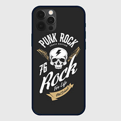 Чехол для iPhone 12 Pro ROCK Рокер, цвет: 3D-черный