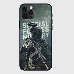 Чехол для iPhone 12 Pro Special forces military, цвет: 3D-черный