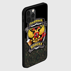 Чехол для iPhone 12 Pro Пивные Войска камуфляж, цвет: 3D-черный — фото 2