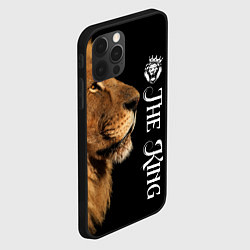 Чехол для iPhone 12 Pro ЛЕВ КОРОЛЬ LION KING, цвет: 3D-черный — фото 2