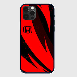 Чехол для iPhone 12 Pro HONDA RED ХОНДА КРАСНЫЙ, цвет: 3D-черный