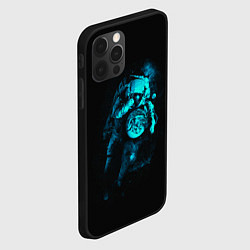 Чехол для iPhone 12 Pro Неоновый астронавт Neon Astronaut, цвет: 3D-черный — фото 2