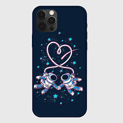 Чехол для iPhone 12 Pro Космическая любовь Cosmic love, цвет: 3D-черный