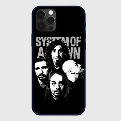 Чехол для iPhone 12 Pro System of a Down рок группа, цвет: 3D-черный