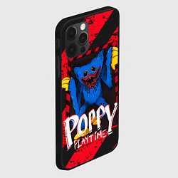 Чехол для iPhone 12 Pro Poppy Playtime RED WARNING, цвет: 3D-черный — фото 2