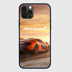 Чехол для iPhone 12 Pro McLaren - легендарная гоночная команда!, цвет: 3D-черный