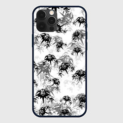 Чехол для iPhone 12 Pro Король и шут Лого Паттерн, цвет: 3D-черный