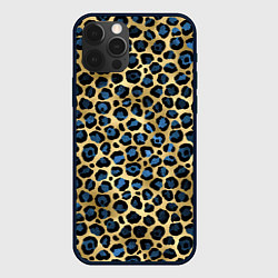 Чехол для iPhone 12 Pro Стиль леопарда шкура леопарда, цвет: 3D-черный