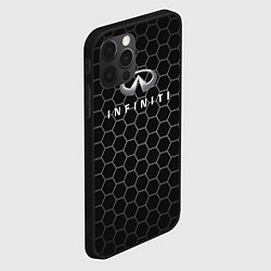 Чехол для iPhone 12 Pro Infinity соты, цвет: 3D-черный — фото 2