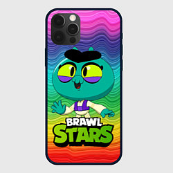 Чехол для iPhone 12 Pro Eve BrawlStars Радуга, цвет: 3D-черный