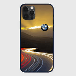 Чехол для iPhone 12 Pro BMW Night route, цвет: 3D-черный
