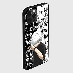 Чехол для iPhone 12 Pro КАНЕКИ КЕН ZXC MODE, цвет: 3D-черный — фото 2