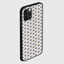 Чехол для iPhone 12 Pro Веселые пчелы в полете, цвет: 3D-черный — фото 2