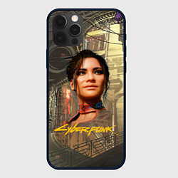 Чехол для iPhone 12 Pro Panam cyberpunk 2077, цвет: 3D-черный