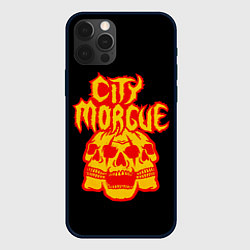 Чехол для iPhone 12 Pro ZillaKami x SosMula City Morgue Черепа, цвет: 3D-черный