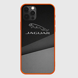 Чехол для iPhone 12 Pro JAGUR оттенки серого, цвет: 3D-красный