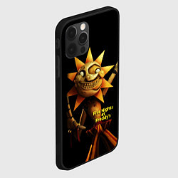 Чехол для iPhone 12 Pro Five Nights at Freddys: Security Breach - Солнце D, цвет: 3D-черный — фото 2