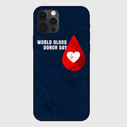Чехол для iPhone 12 Pro Ритм крови, цвет: 3D-черный