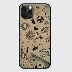 Чехол для iPhone 12 Pro Эзотерика, цвет: 3D-черный