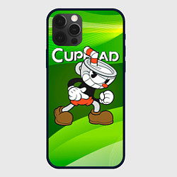 Чехол для iPhone 12 Pro Хитрая чашечка cuphead, цвет: 3D-черный