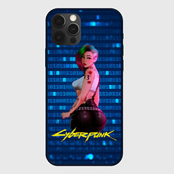 Чехол для iPhone 12 Pro Cyberpunk 18 art Judy, цвет: 3D-черный