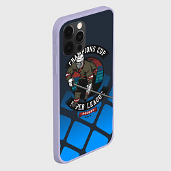 Чехол для iPhone 12 Pro Хоккей супер лига, цвет: 3D-светло-сиреневый — фото 2