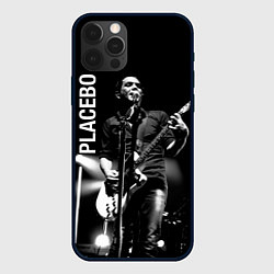 Чехол для iPhone 12 Pro Placebo Пласибо рок-группа, цвет: 3D-черный