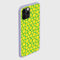 Чехол для iPhone 12 Pro Мячики для большого тенниса, цвет: 3D-светло-сиреневый — фото 2