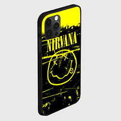 Чехол для iPhone 12 Pro NIRVANA гранж, цвет: 3D-черный — фото 2