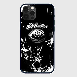 Чехол для iPhone 12 Pro Deftones - глаз, цвет: 3D-черный